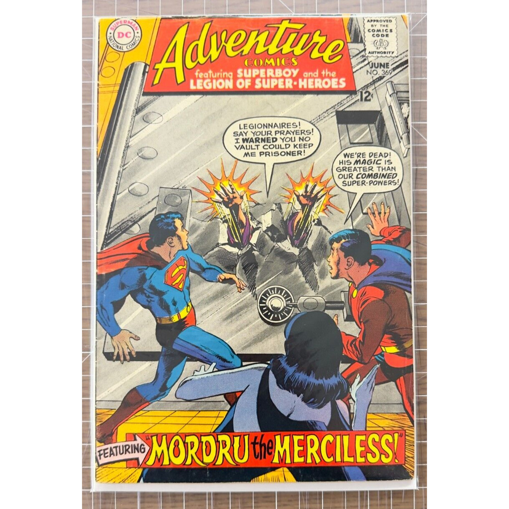 Adventure Comics #369 Legion of Super-Heroes DC Comic 1968 4.0-5.0